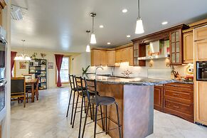 Furnished Deck + Fire Pit: Thornton Family Retreat