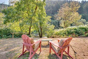 Historic Mapleton Cottage w/ River Views & Hot Tub