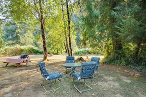Historic Mapleton Cottage w/ River Views & Hot Tub