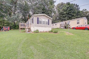 Creekfront Max Meadows Mobile Home With Deck!