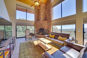 Cozy Pine Getaway w/ Fireplace & Mountain Views!