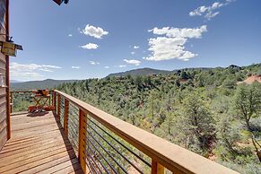 Cozy Pine Getaway w/ Fireplace & Mountain Views!