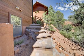 Cozy Pine Getaway w/ Fireplace & Mountain Views!