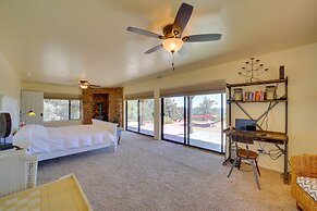 Cozy Pine Getaway w/ Fireplace & Mountain Views!