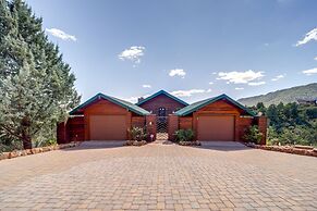 Cozy Pine Getaway w/ Fireplace & Mountain Views!