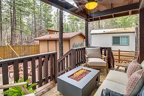 Updated Deck & Fireside Table: Pinetop Cottage