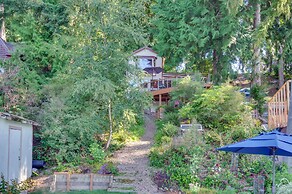 Lakefront Snohomish Cottage w/ Private Dock!