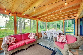 Dock & Beach Access! Waterfront Home on Kezar Lake