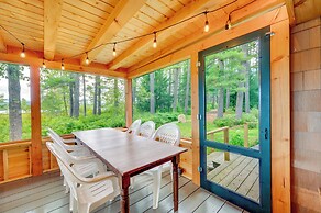 Dock & Beach Access! Waterfront Home on Kezar Lake