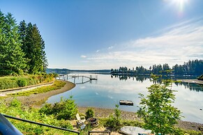 Waterfront Allyn Retreat w/ Guest House & Beach!