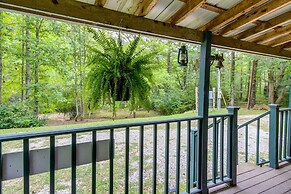 Riverfront Briceville Cabin w/ Patio & Fire Pit!