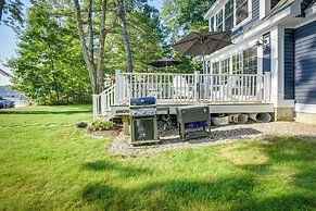 Lakefront Center Ossipee Home w/ Boat Dock!