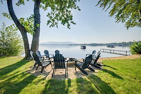 Lakefront Center Ossipee Home w/ Boat Dock!