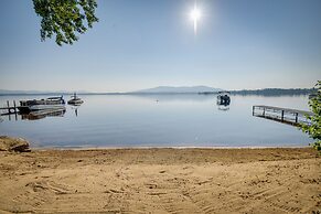 Lakefront Center Ossipee Home w/ Boat Dock!