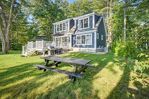 Lakefront Center Ossipee Home w/ Boat Dock!