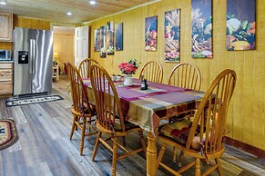 Furnished Deck: Rustic Cabin in Cosby!