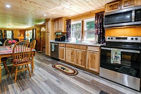 Furnished Deck: Rustic Cabin in Cosby!