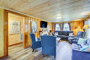 Furnished Deck: Rustic Cabin in Cosby!