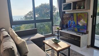 Bo403-great Seaview 1br With 2 Beds-big Balcony