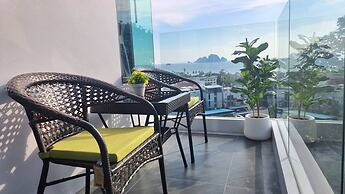 Bo403-great Seaview 1br With 2 Beds-big Balcony