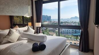 Bo403-great Seaview 1br With 2 Beds-big Balcony