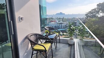 Bo403-great Seaview 1br With 2 Beds-big Balcony