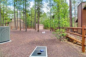 Wraparound Deck + Large Yard: Pinetop Home!