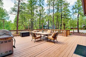 Wraparound Deck + Large Yard: Pinetop Home!