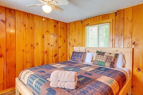 Kalkaska Retreat: Private Hot Tub, Dock, Fireplace