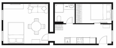 Luxurious and Bright, 5 min walk to city center