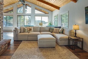 Tree-lined Gold Beach Retreat w/ Multiple Decks!