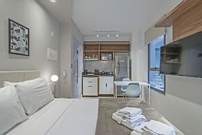 Next Vila Nova - Studios em predio moderno proximo ao Pq Ibirapuera