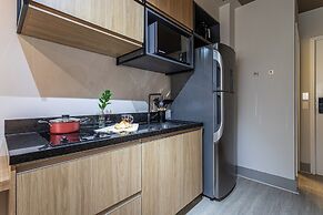Next Vila Nova - Studios em predio moderno proximo ao Pq Ibirapuera