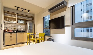 Next Vila Nova - Studios em predio moderno proximo ao Pq Ibirapuera