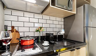 Next Vila Nova - Studios em predio moderno proximo ao Pq Ibirapuera