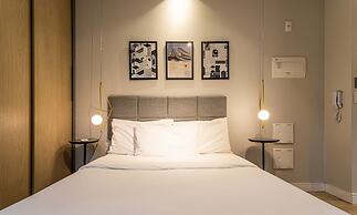 Next Vila Nova - Studios em predio moderno proximo ao Pq Ibirapuera