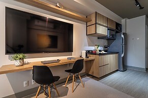 Next Vila Nova - Studios em predio moderno proximo ao Pq Ibirapuera