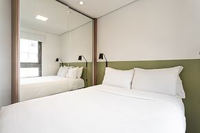 Next Vila Nova - Studios em predio moderno proximo ao Pq Ibirapuera