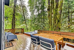 Rhododendron Creekside Cabin w/ Hot Tub & Fire Pit