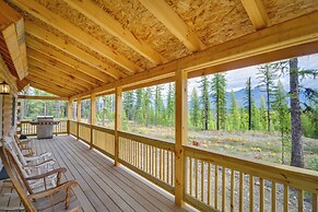 Secluded Cabin w/ Mtn Views ~ 33 Mi to Bigfork!