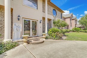 Elegant Houston Home w/ Gazebo & Game Room!