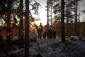 Cozy Stuga With Mountain & Northern Lights View