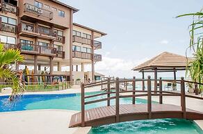 Barra Bali Pé na areia com Vista Mar