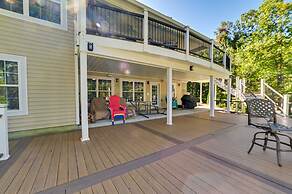 Lakefront Gilbertville Haven w/ Private Boat Dock!