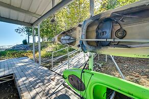 Lakefront Gilbertville Haven w/ Private Boat Dock!