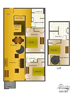 River Club 307 2 Bedroom Condo by Alpine Lodging Telluride