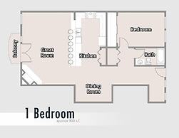 Bear Creek Lodge 302 1 Bedroom Condo by Alpine Lodging Telluride