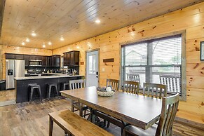 Hot Tub, Fireplace & Views: Sevierville Retreat!