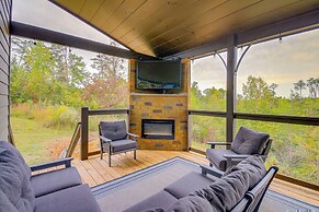Hot Tub, Fireplace & Views: Sevierville Retreat!