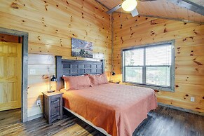 Hot Tub, Fireplace & Views: Sevierville Retreat!